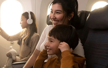 Air Canada, summer travel, family on airplane
