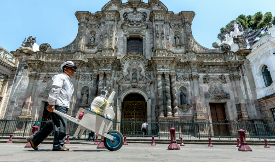 Quito, Ecuador, was the first city declared a World Heritage Site for its more than 4,200 listed buildings. (Photo via Quito Tourism Board).