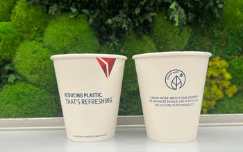 Delta Air Lines, sustainability, eco-friendly travel, paper cups, sustainable airlines, paper cups