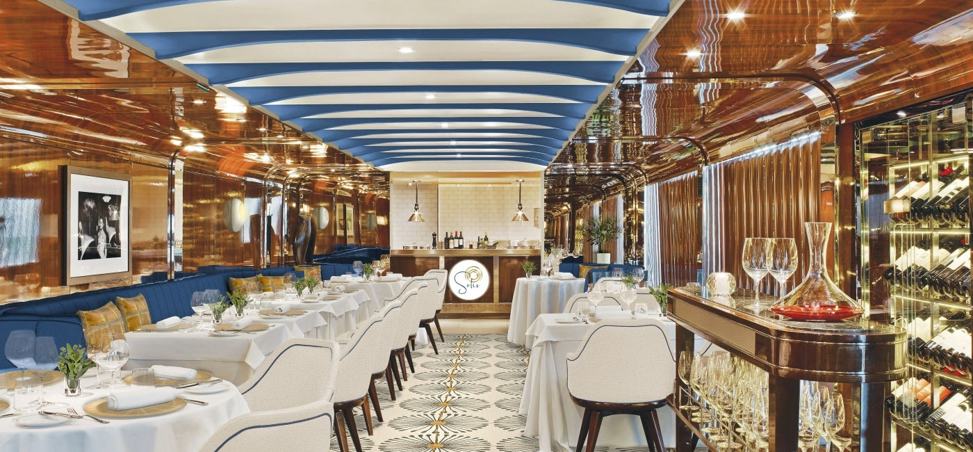Image: A rendering of the new Solis restaurant. (Photo Credit: Seabourn)