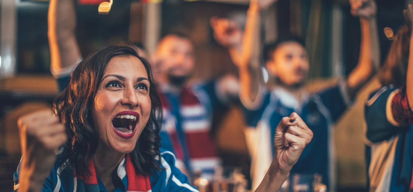 Image: Fans cheering on their favorite soccer club. (Photo via South_agency/E+)