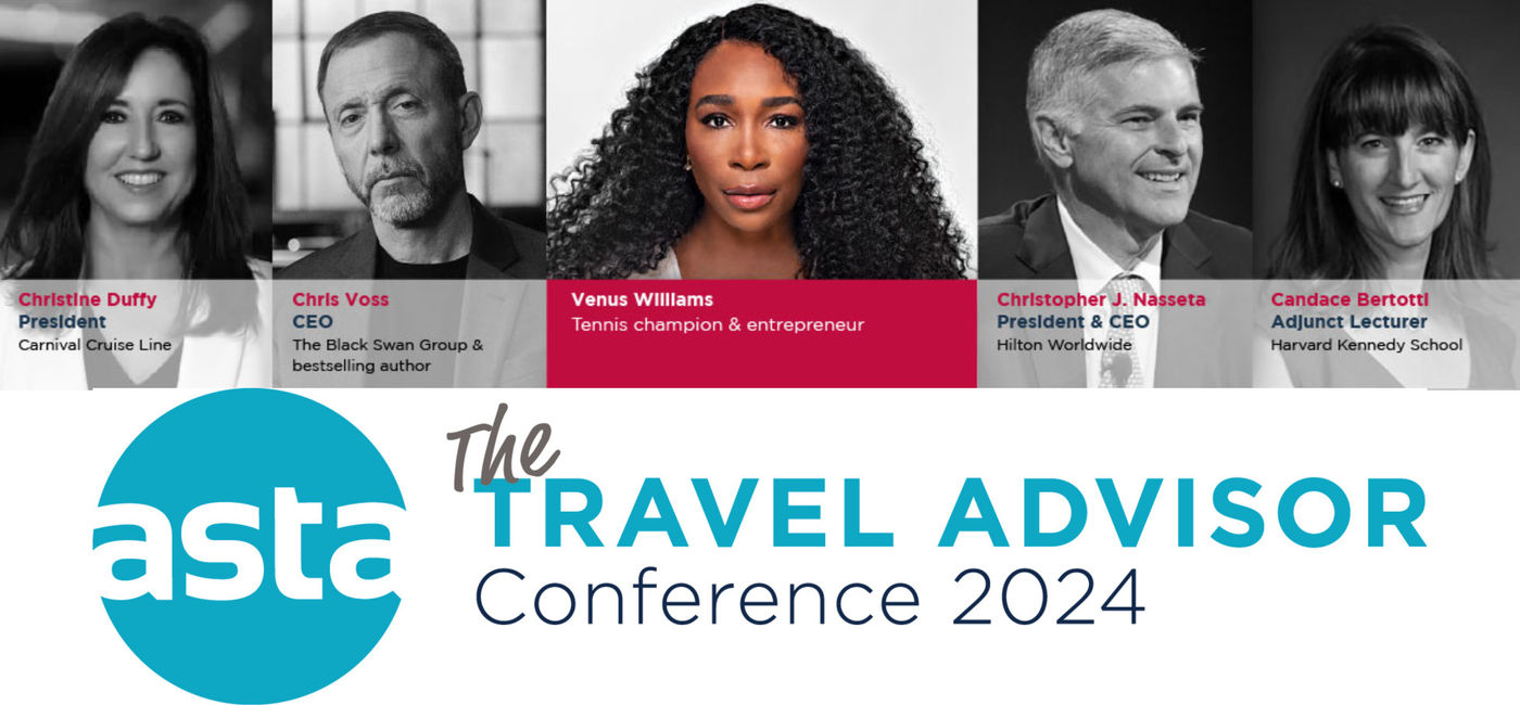 Image: Speakers scheduled for The ASTA Travel Advisor Conference 2024.