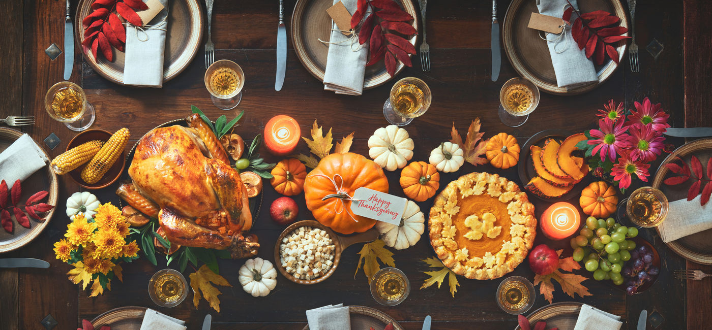 Image: Thanksgiving celebration traditional dinner. (photo via AlexRaths/iStock / Getty Images Plus)