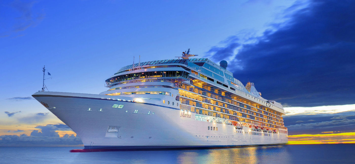 Image: The exterior of Oceania Cruises' Marina ship. (Photo Credit: Oceania Cruises)
