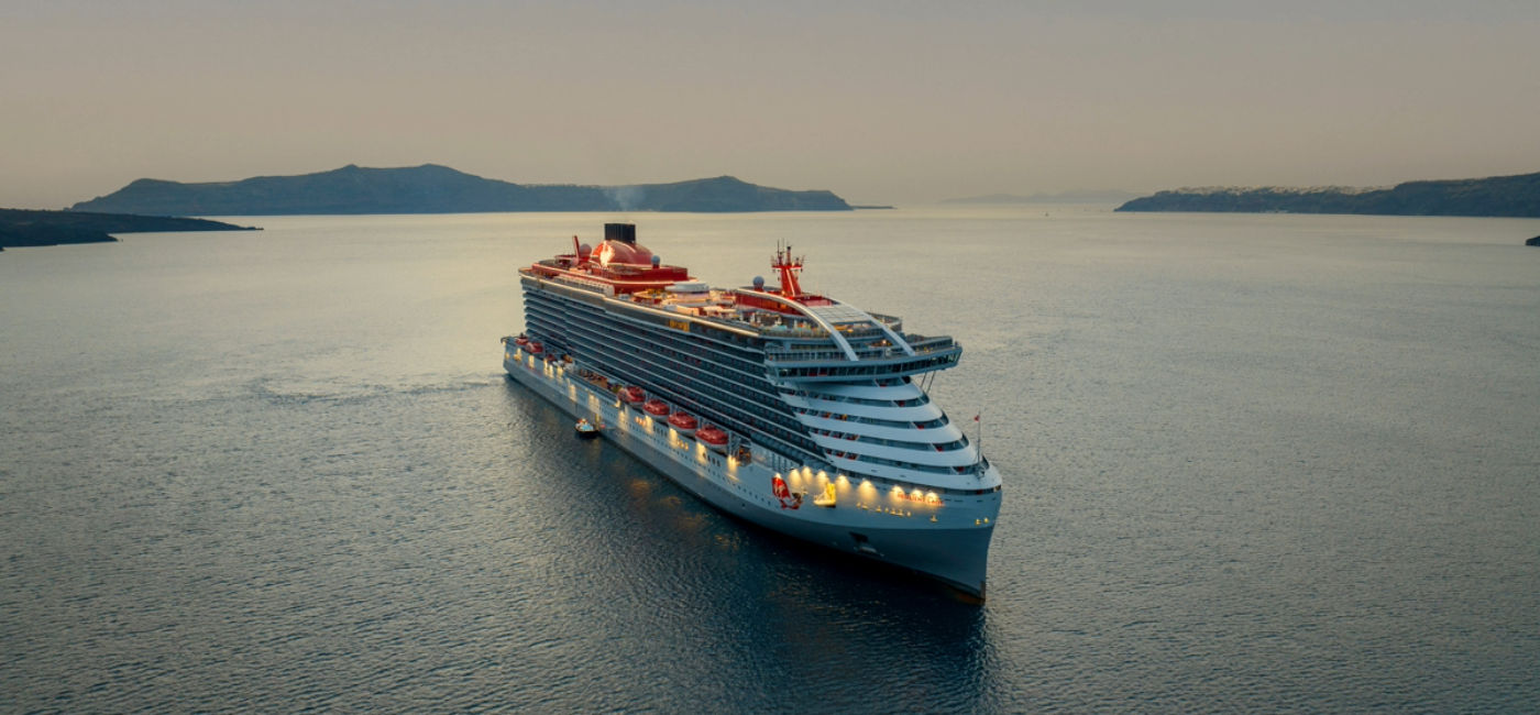 Image: The Resilient Lady, one of Virgin Voyages' ships.  (Photo Credit: Virgin Voyages Media)