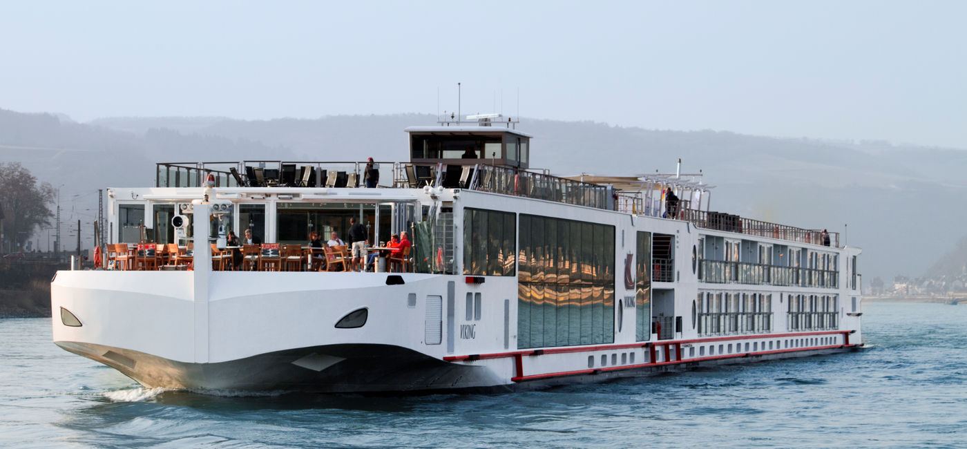 Image: The Viking Hervor longship on the Rhine River. (photo courtesy Viking Cruises)