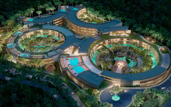 Aerial view of Secrets Tulum Resort & Beach Club 