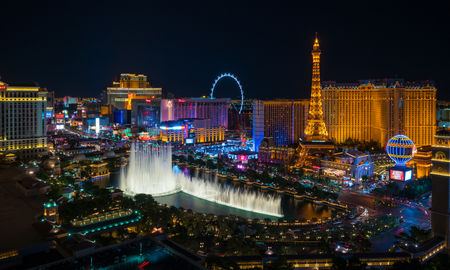 World famous Vegas Strip in Las Vegas, Nevada (Photo via  f11photo / iStock / Getty Images Plus)