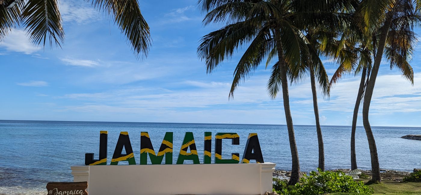 Photo: The Jamaica sign at Hyatt Ziva Rose Hall  (Photo Credit: Eric Bowman)