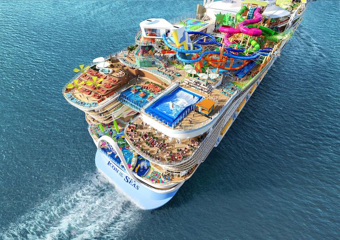 Rendering of Royal Caribbean's Icon of the Seas