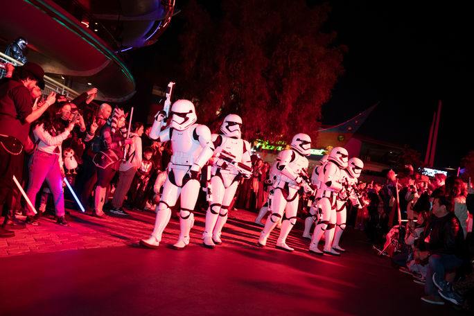 Disneyland After Dark, Star Wars Nite, Stormtroopers, Disneyland Resort, special, events, after-hours, nighttime, evenings, separately ticketed