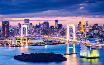 Tokyo, bay, bridge, japan