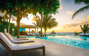 The pool at the Beachfront by the Fives Hotels