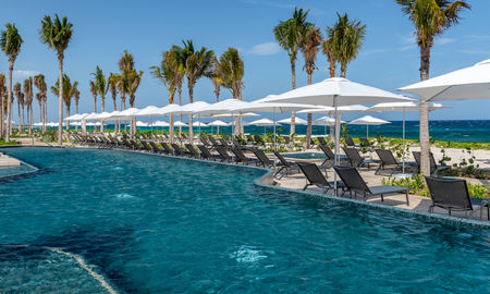 Hilton Tulum Riviera Maya All-Inclusive Resort, Mexico, Yucatan Peninsula, Caribbean Sea, swimming pool