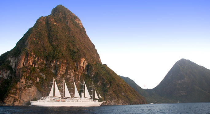 Wind Surf, Windstar cruises, St. Lucia, tropics, destinations